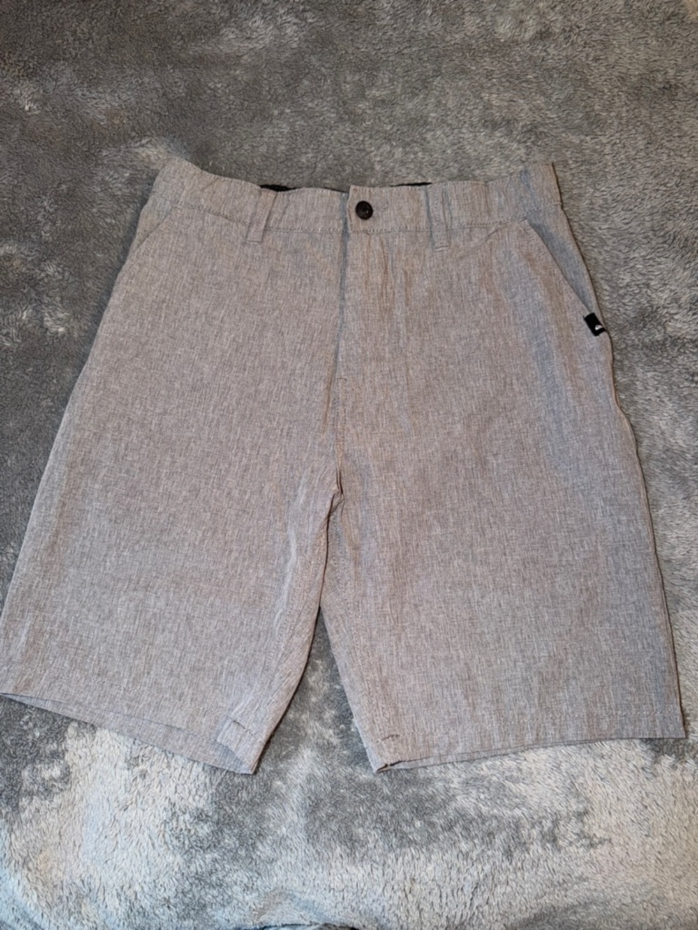 Quiksilver Light Gray Golf Dress Shorts